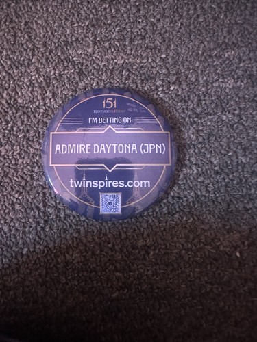 Admire Daytona Derby Runner Button