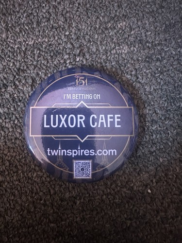 Luxor Cafe Derby Runner Button