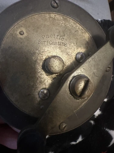 Pacific Surf Casting Antique Fishing Reel - photo 2