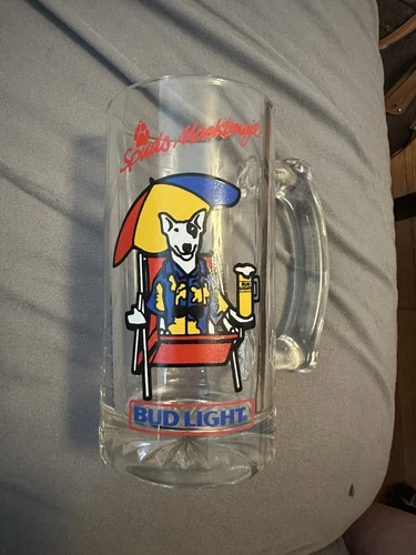 Vintage Spuds Mackenzie Beer Mug - Budweiser 1987