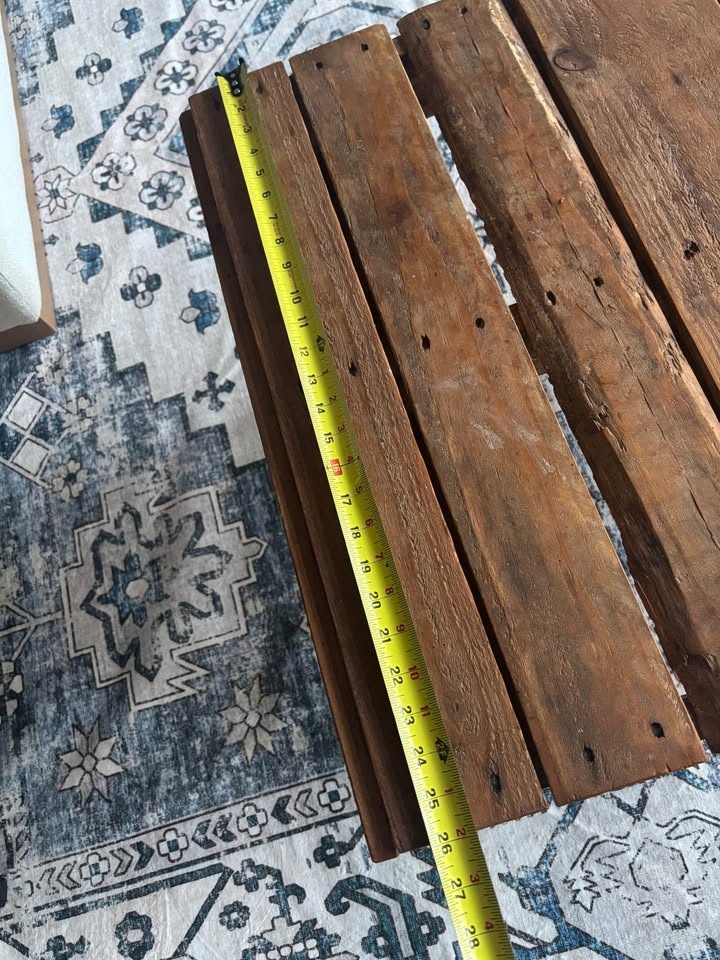 Wooden coffee table (Pallet style) - photo 3