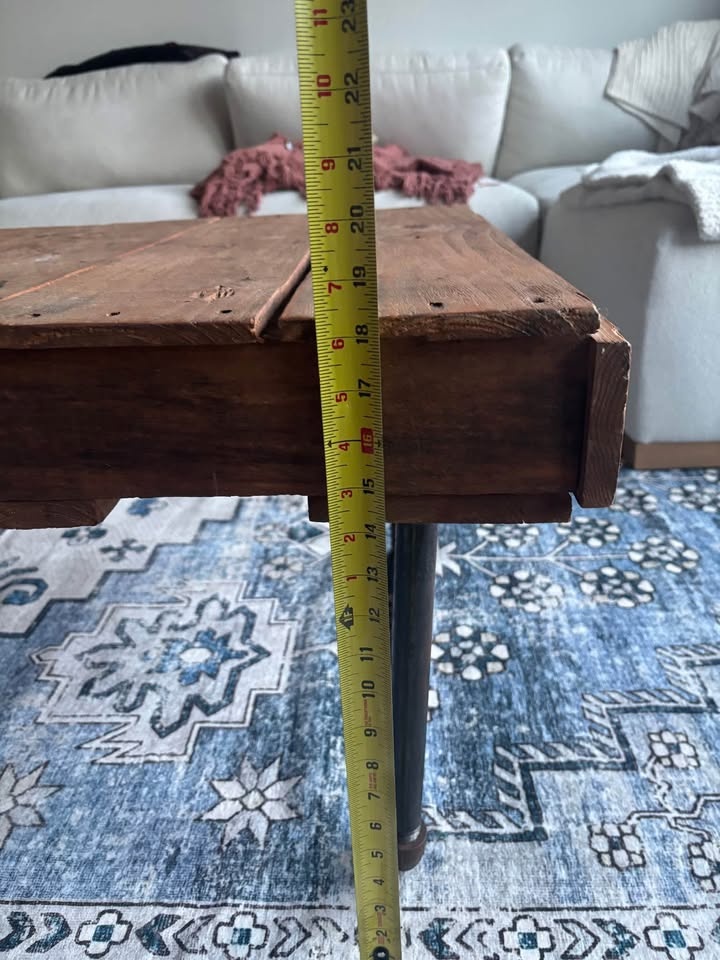 Wooden coffee table (Pallet style) - photo 5