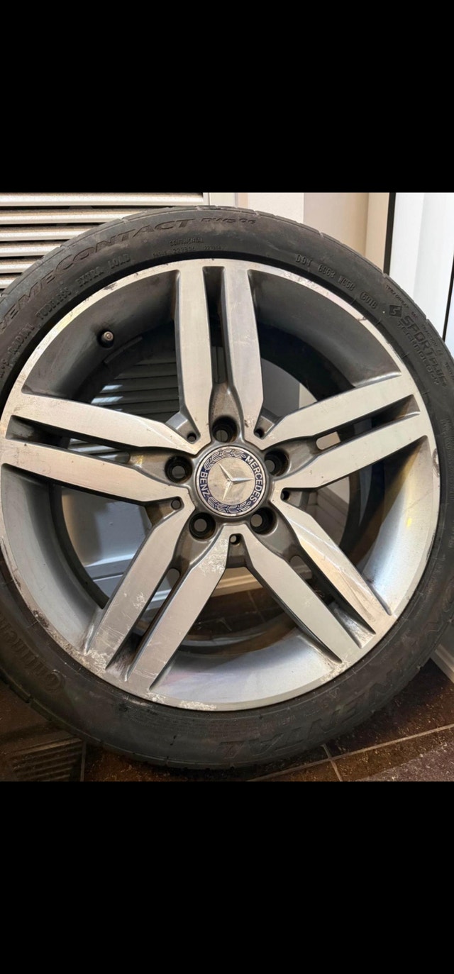 3 Tires/Rims for Benz + Roof Rack + Trunk Cover - photo 2
