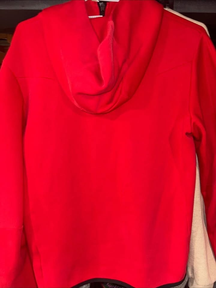 Red Nike Tech Fleece Hoodie (Small) - photo 2