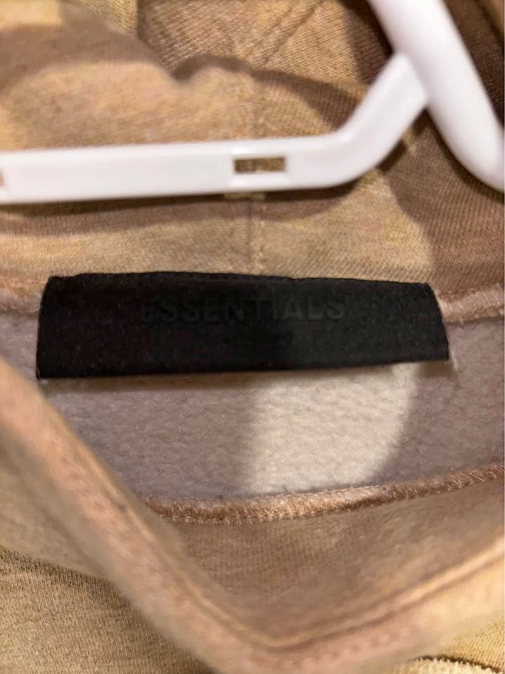 Tan Essentials Hoodie (AUTHENTIC)
