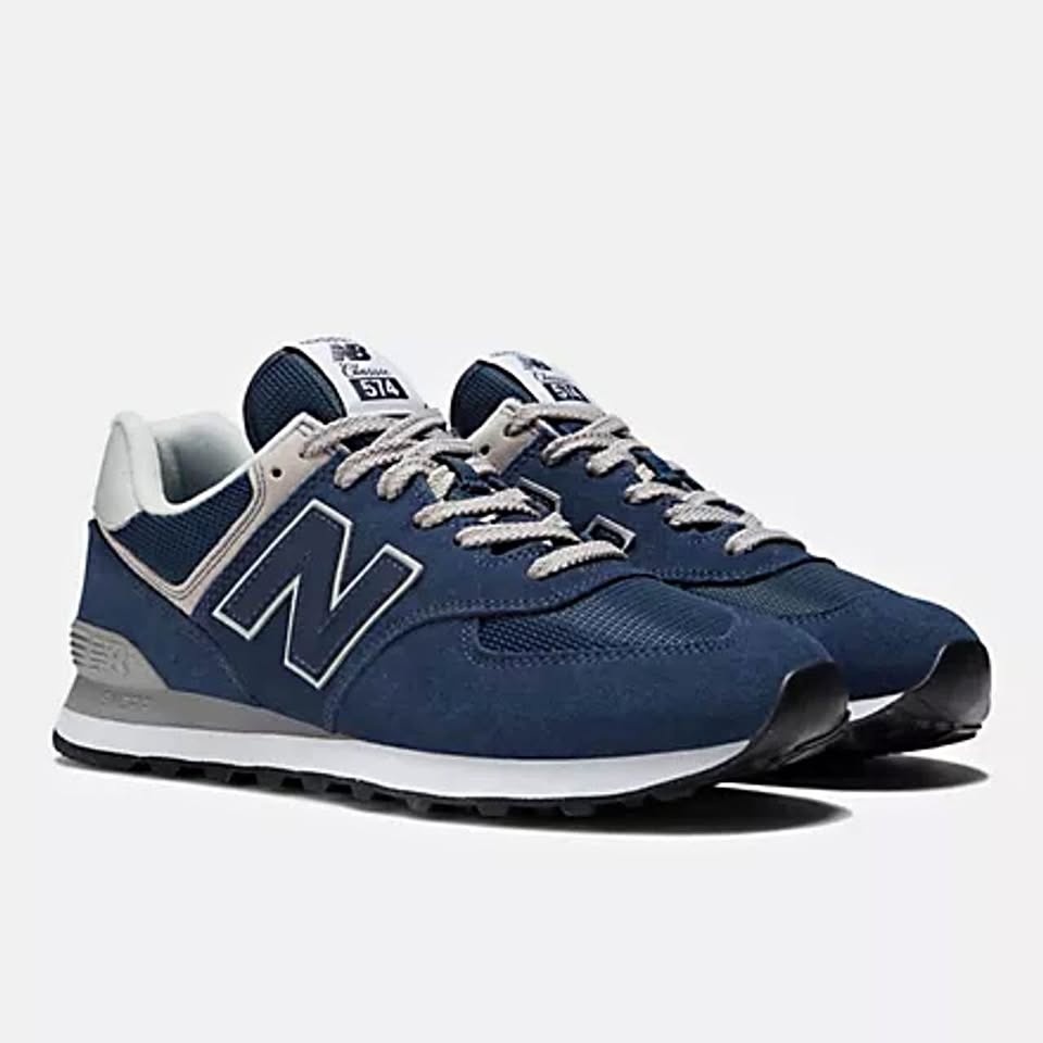 New Balance Mens 574 CORE PACK NAVY BLUE SIZE 9.5M