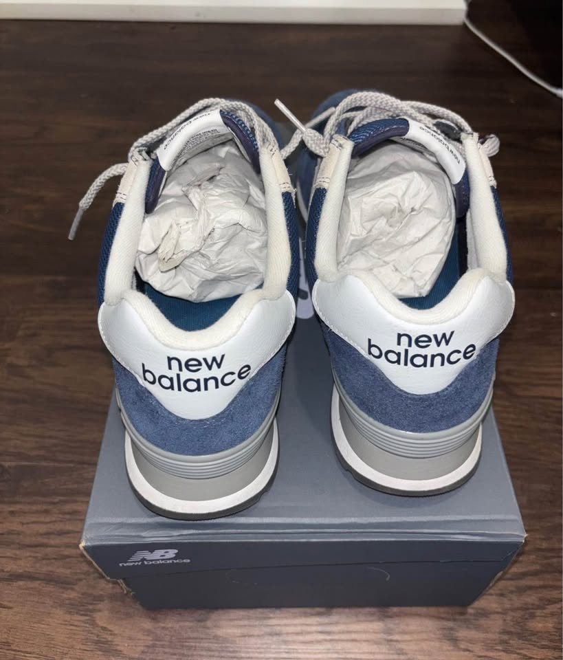 New Balance Mens 574 CORE PACK NAVY BLUE SIZE 9.5M - photo 5