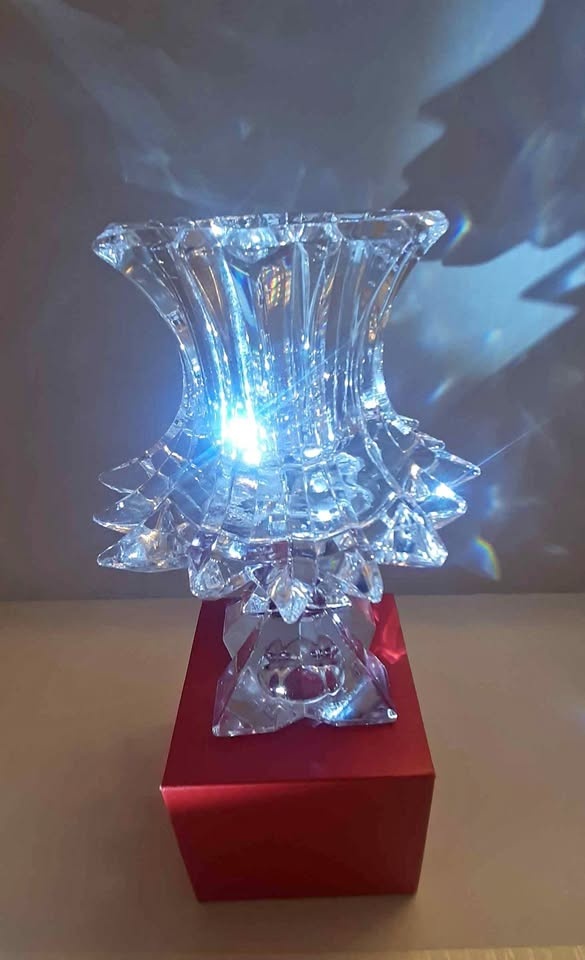 Aurora Crystal Candle Holder