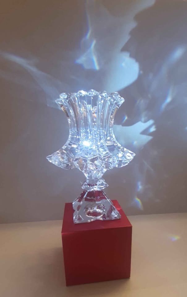 Aurora Crystal Candle Holder - photo 2
