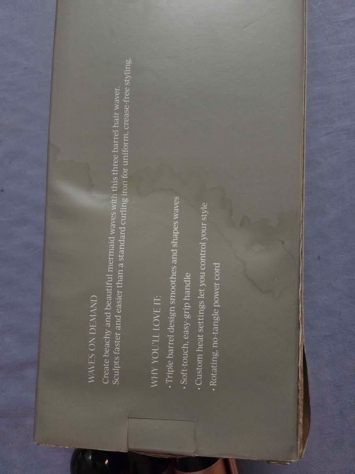 Complex Culture Wave Maker Triple Hot Iron – Like New - photo 5