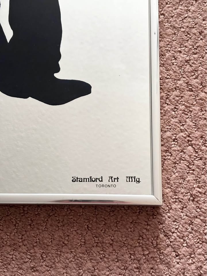 Vintage Charlie Chaplin Mirror by Stamford Art Mfg - photo 2