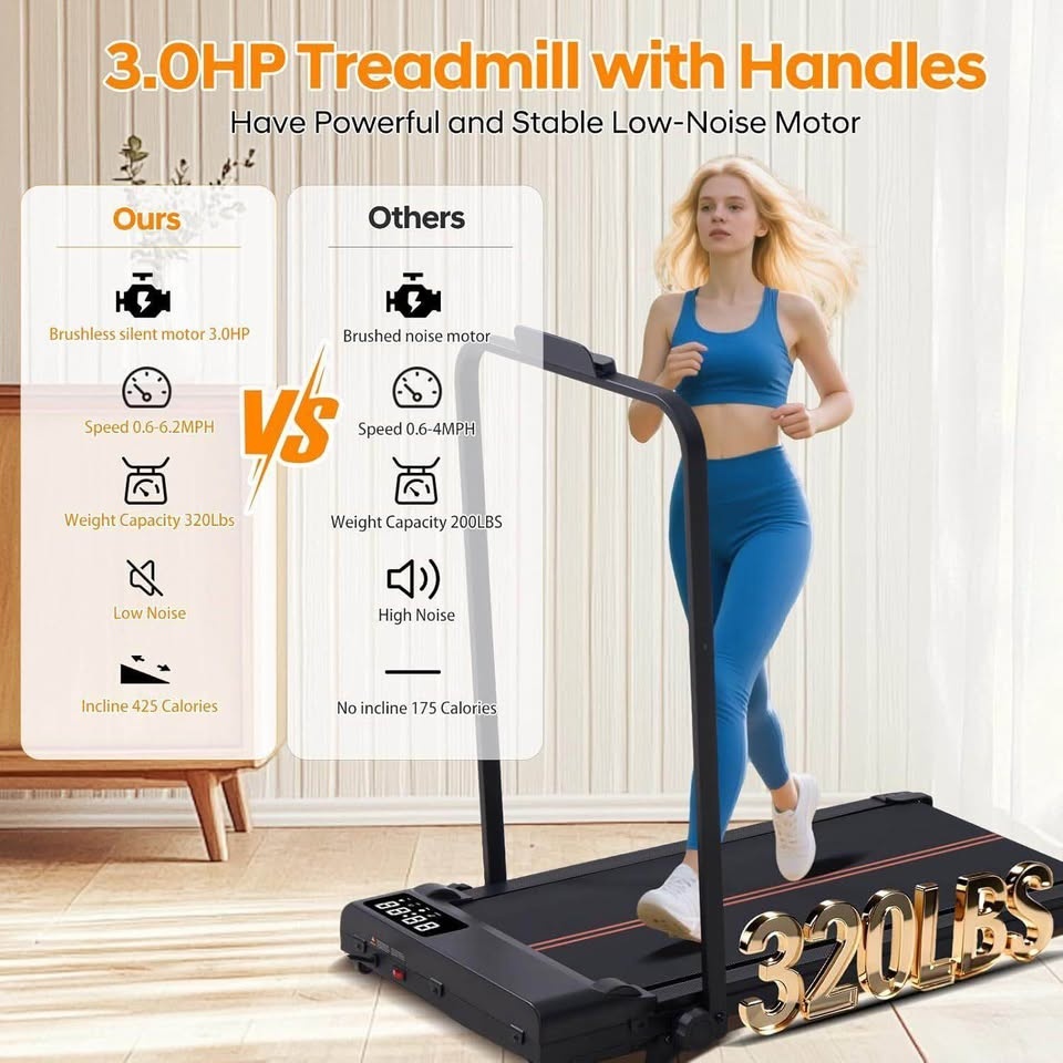 Incline Treadmill with Bar - photo 3