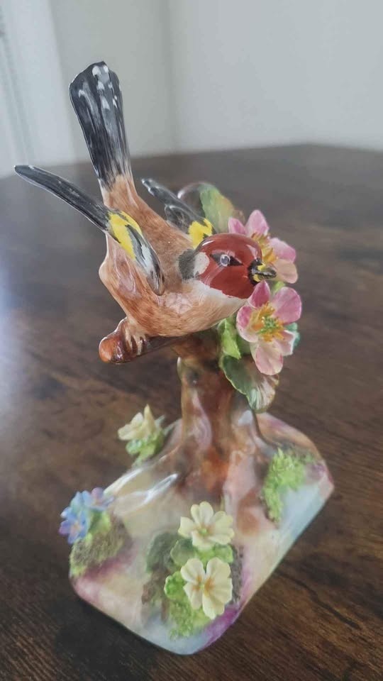 Crown Staffordshire JT Jones Porcelain Bird Figurine - Bone Chin - photo 3