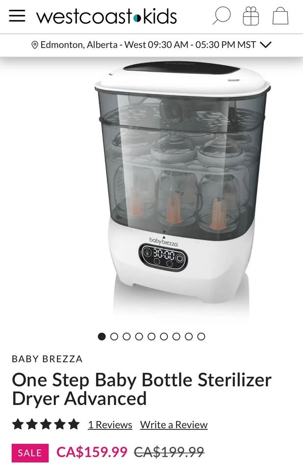 Brand New Baby Brezza One Step Sterilizer - photo 2