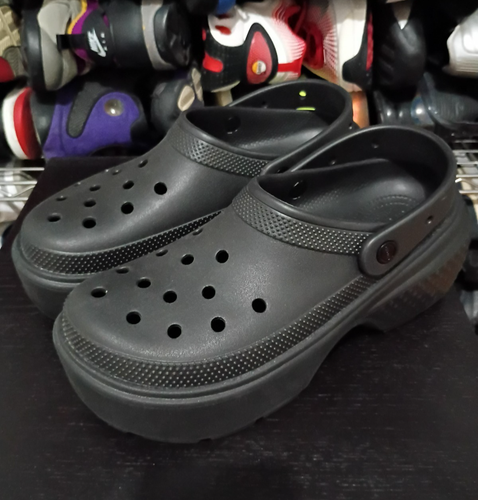 Size 12 - Men's Black Crocs Stomp Clogs - photo 2