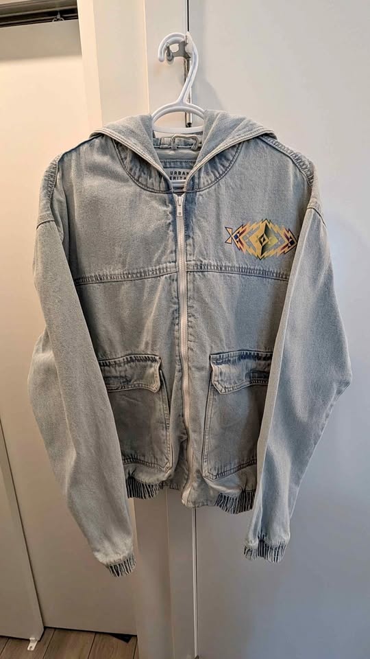Denim Jacket with Hood