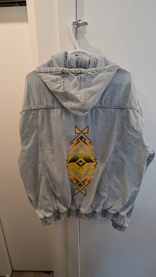 Denim Jacket with Hood - photo 2
