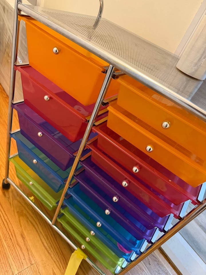 Rainbow 10-Drawer Rolling Storage Cart - photo 2