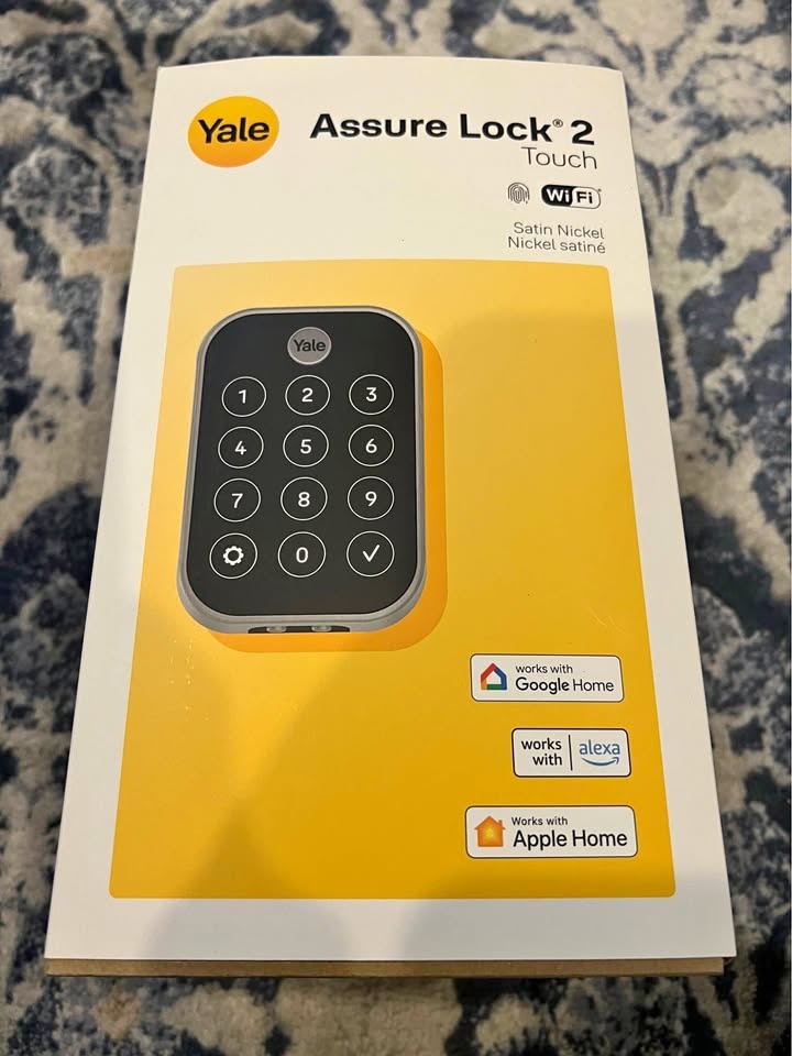 Yale Assure Lock 2 Touch Wi-Fi Deadbolt Brand New