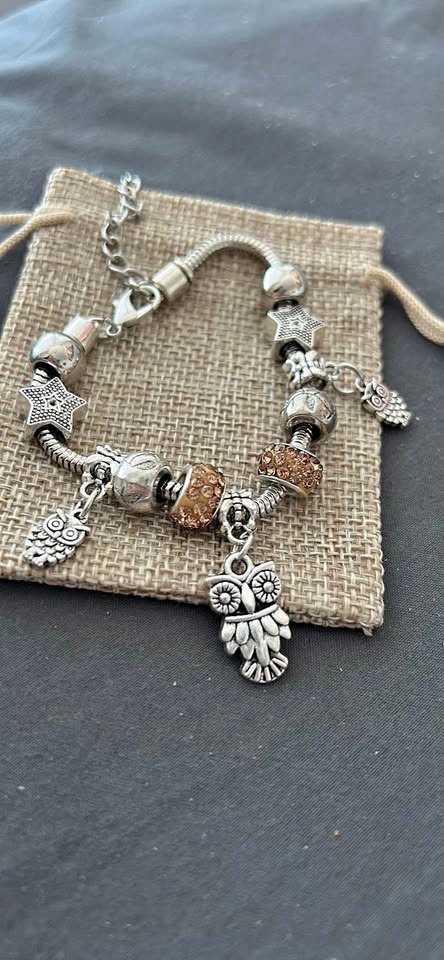 Owl Charm Bracelet