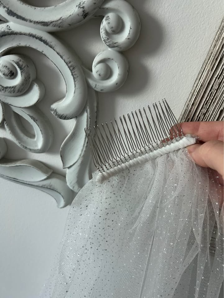 Waist length Sparkle Veil - photo 3