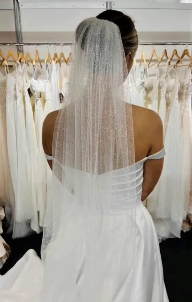 Waist length Sparkle Veil - photo 5