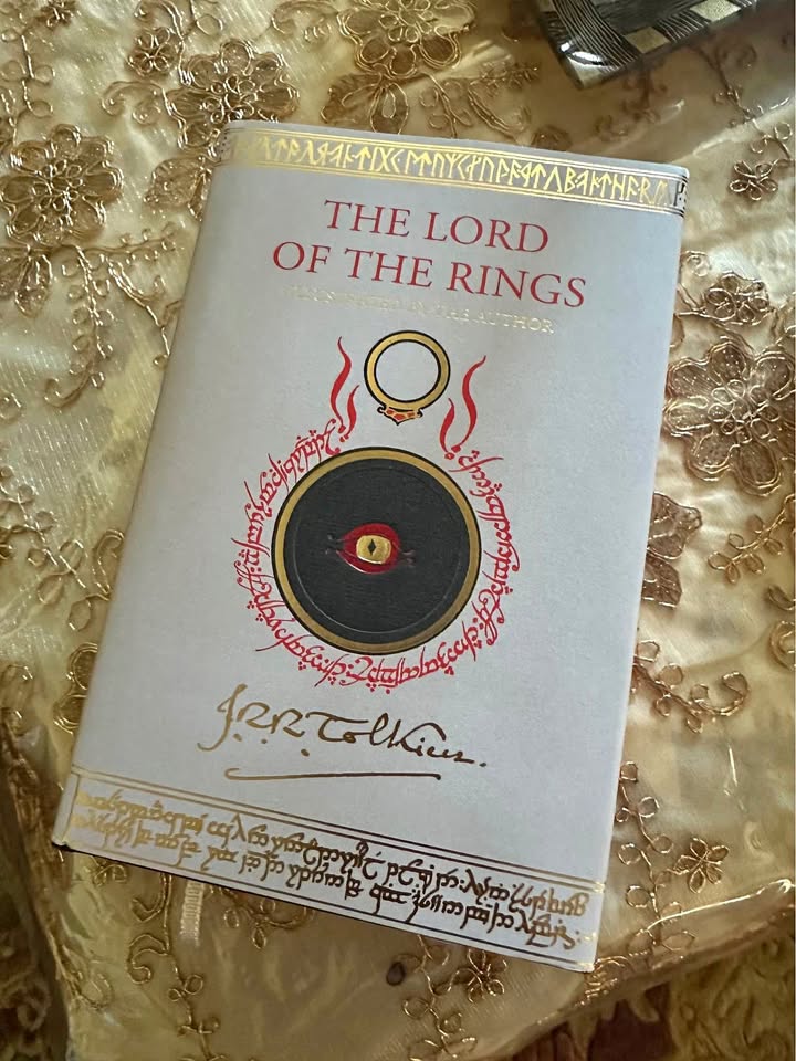 The lord of the rings hardcover book