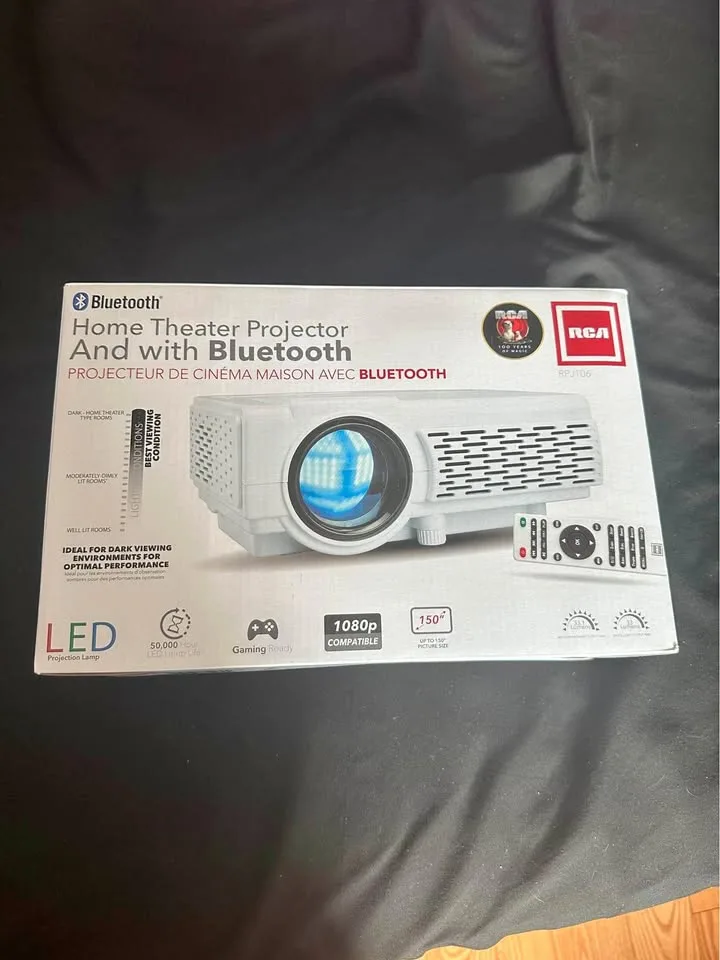 RCA Bluetooth Home Theatre Projector thumbnail