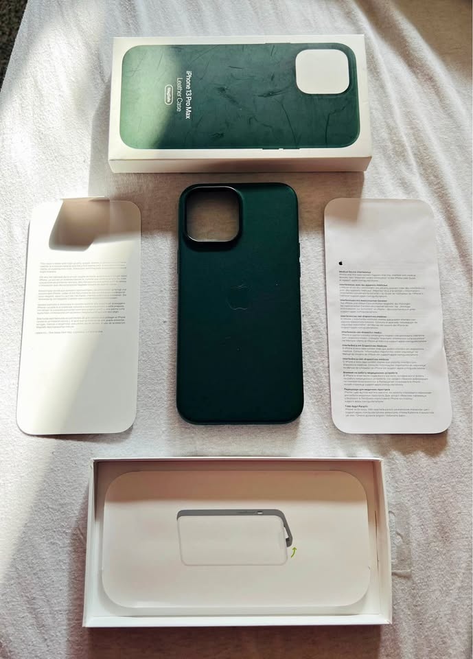 iPhone 13 Pro Max Apple Leather Case Original