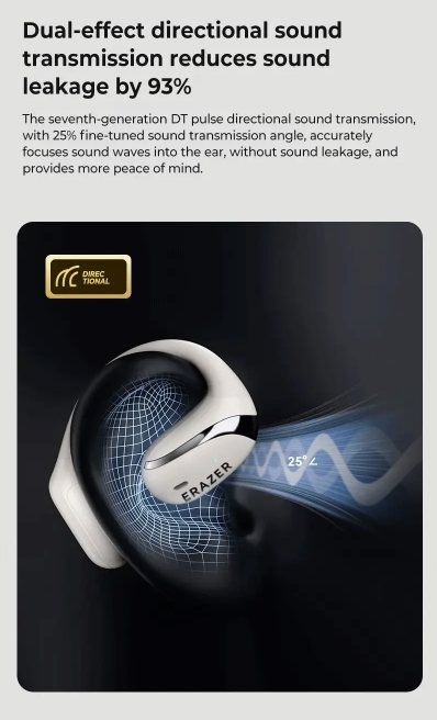 ERAZER Wireless Earbuds Headphones OWS HiFi Stereo Sports Open B - photo 4