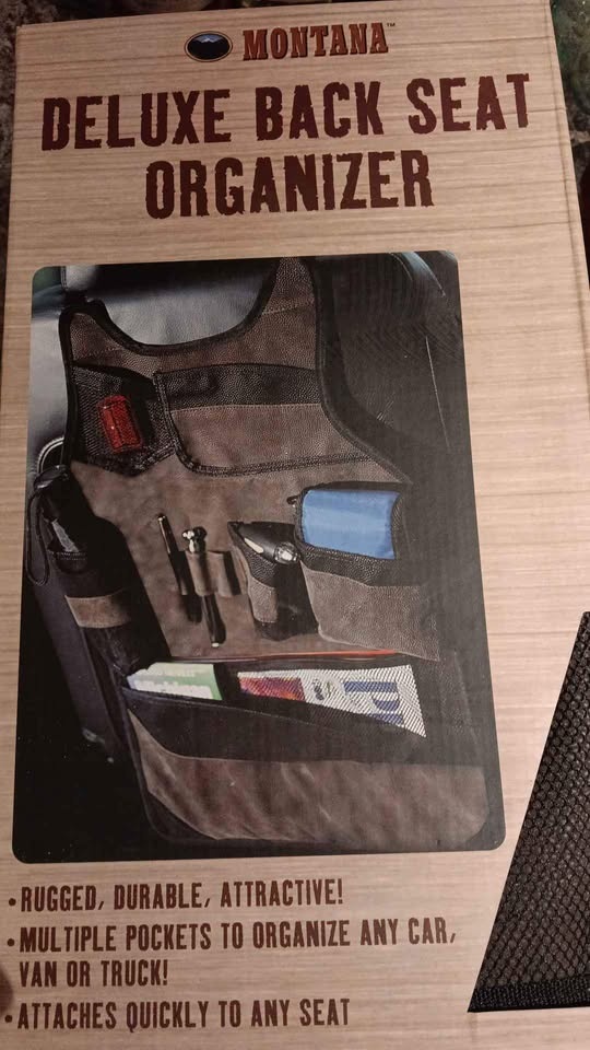 Montana Back Seat Organizer