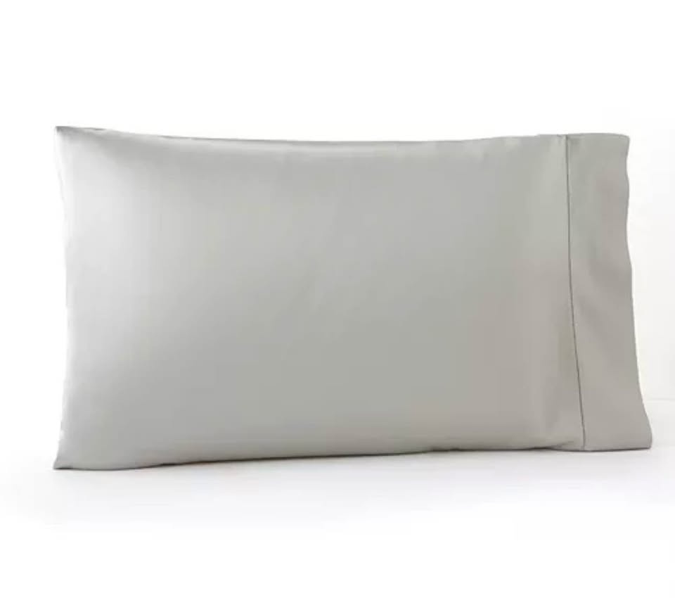 Grey Sferra King Pillow Case - Extra Long Staple Cotton Sateen - photo 4