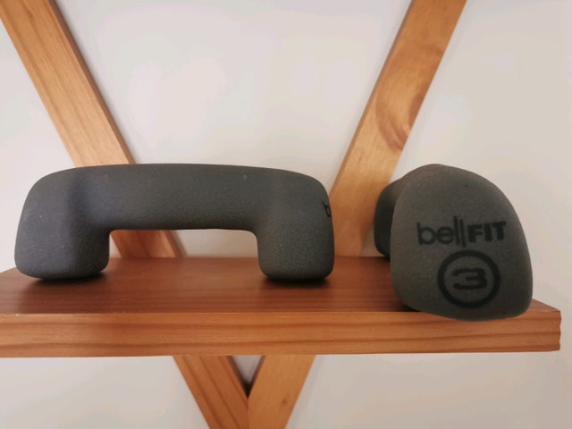 Set of 2 dumbbell 3LB anti-slippery hand weights