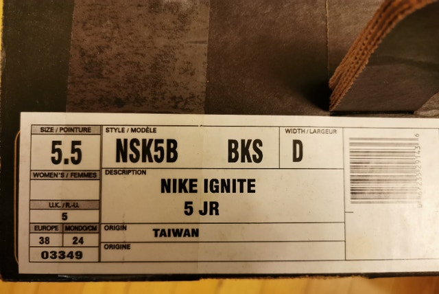 Nike Ignite Women's 5.5 JR Ice Hockey Skates - photo 2