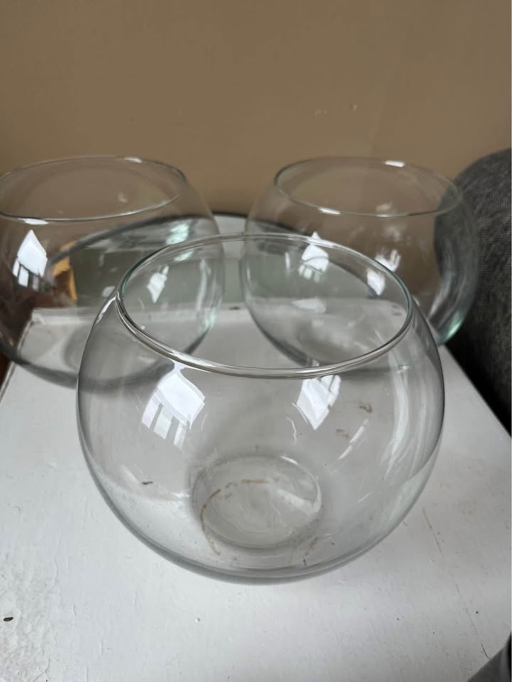 Libbey Glass Bubble Ball Bowl - 8" - photo 2
