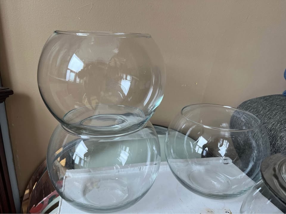 Libbey Glass Bubble Ball Bowl - 8" - photo 3