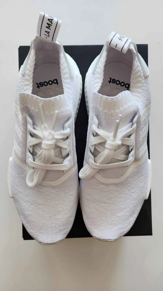 Adidas NMD - Triple White Japan - US Mens Size 8 - Deadstock - photo 3