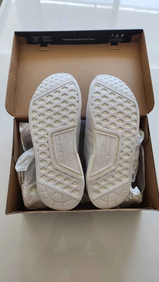 Adidas NMD - Triple White Japan - US Mens Size 8 - Deadstock - photo 4