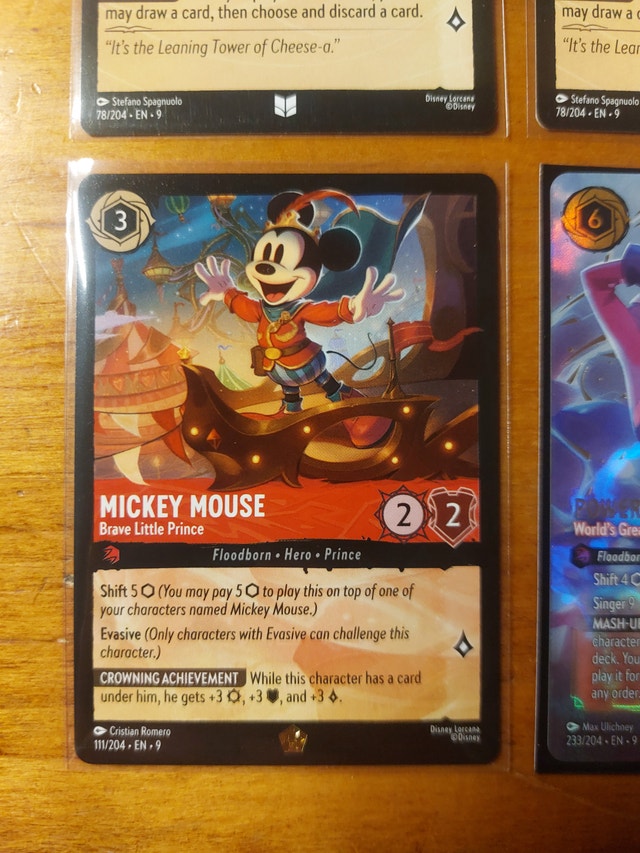 Lorcana Fabled Pack fresh cards - photo 2