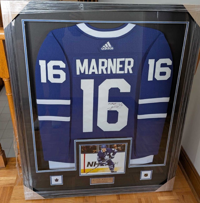 Authentic Signed & Framed Mitch Marner Jersey