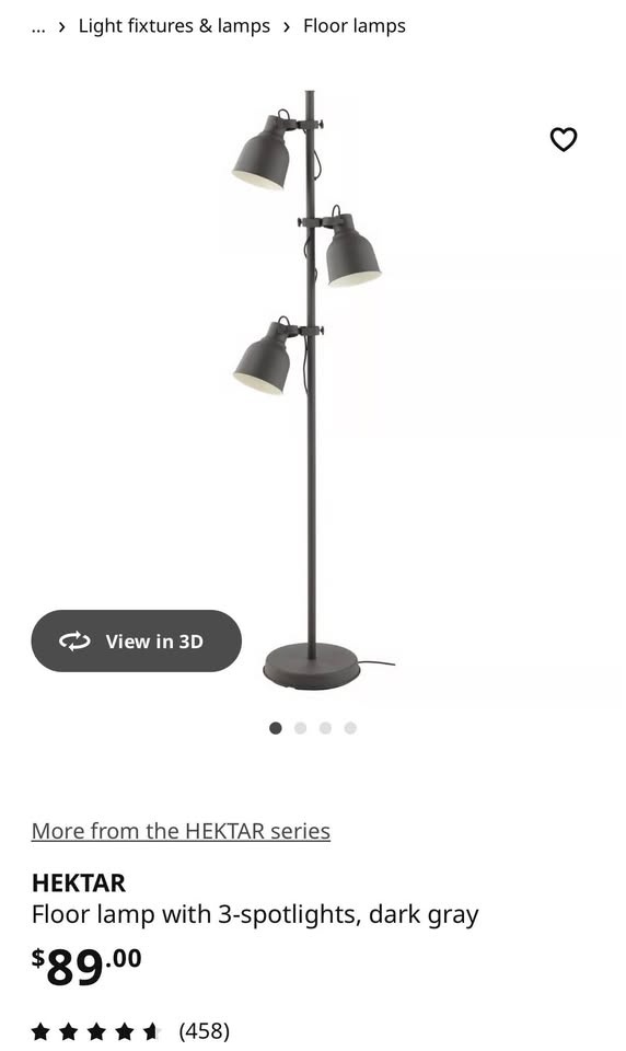 IKEA HEKTAR FLOOR LAMP - photo 2