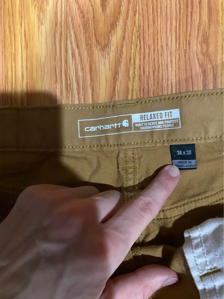 Beige Carhartt Pants 36/30 - photo 3