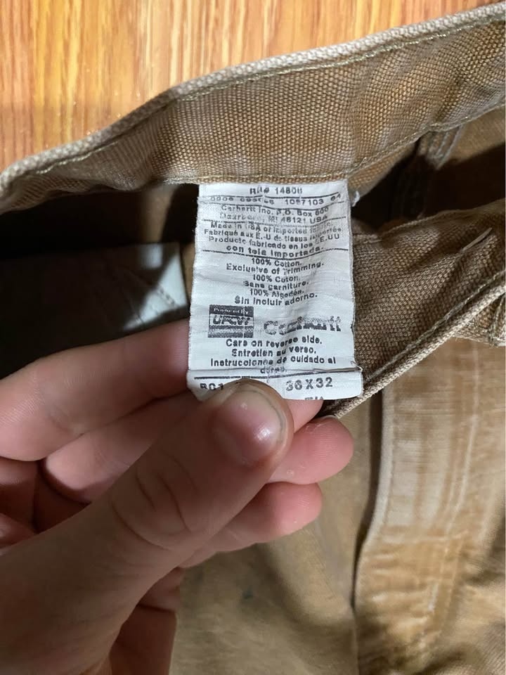 Carhartt Double Knee Pants Beige 36/32 - photo 3
