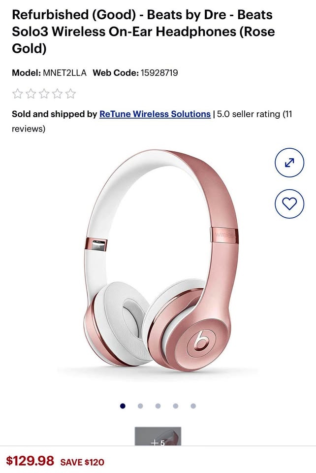 Beats Solo 3 Rose Gold