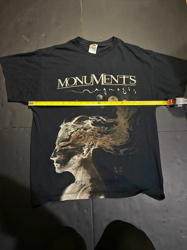 Monuments shirt Size XL