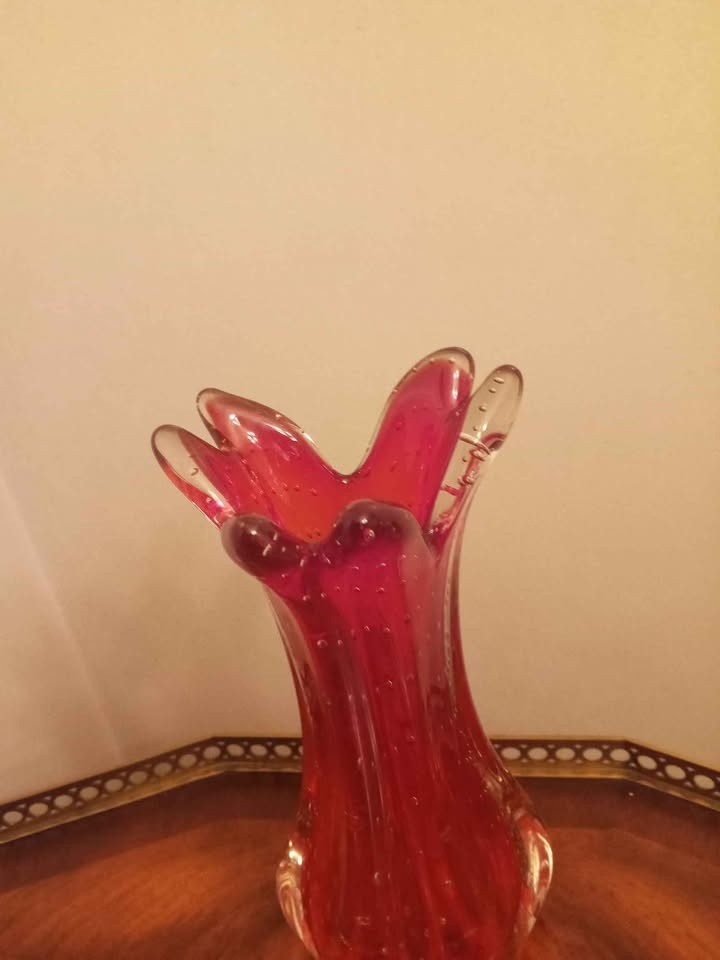 MURANO "Bullicante" Glass Vase - photo 4