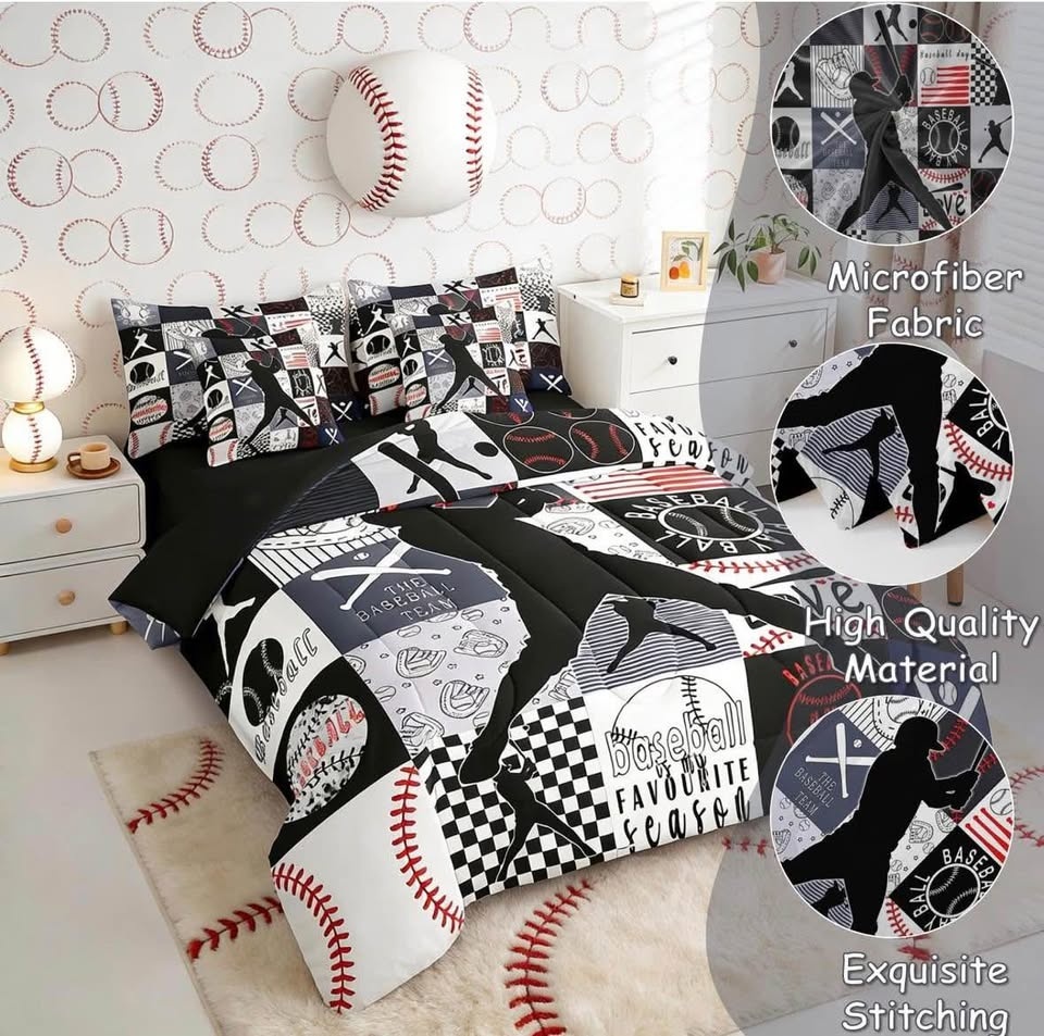 New Sports Comforter Set 7 Piece Bed in a Bag Twin - photo 2