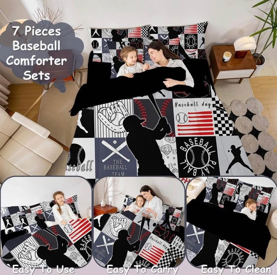 New Sports Comforter Set 7 Piece Bed in a Bag Twin - photo 3
