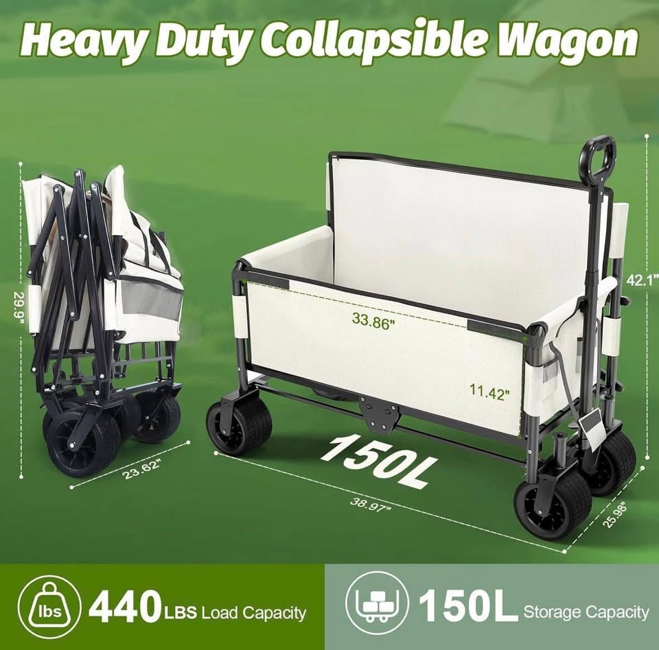 Heavy Duty Extra Large Folding Wagon - photo 2