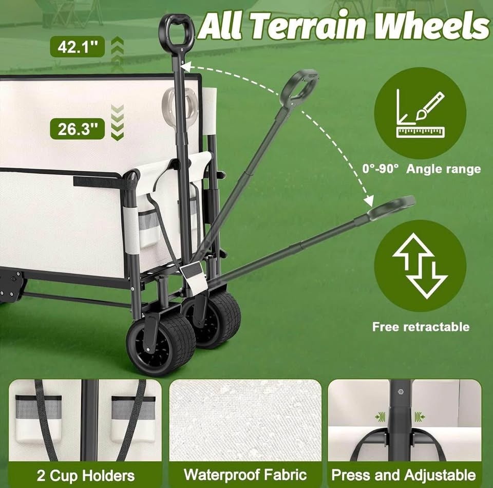 Heavy Duty Extra Large Folding Wagon - photo 5